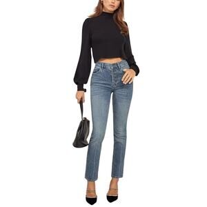 Reformation High Rise Blue Liza Denim Jeans Size 24